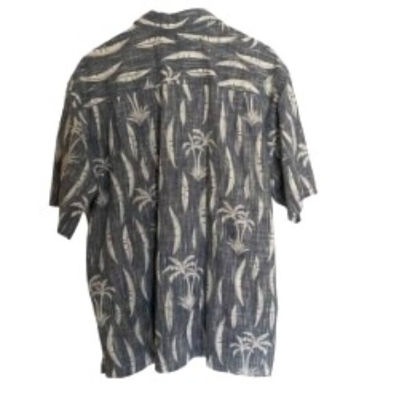 Quicksilver Waterman Palm Tree Print Button Down Shirt XXLarge - Picture 2 of 4
